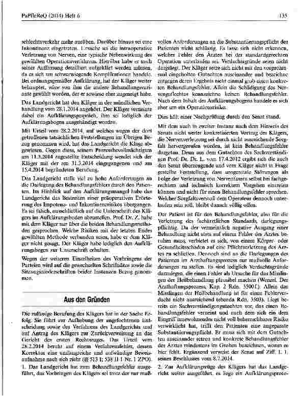 Vorschauseite 2: Arzthaftungsprozess mit Sachverständigengutachten