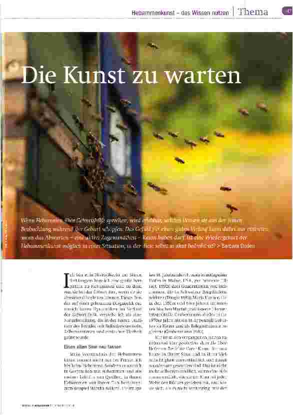 Vorschauseite 1: Die Kunst zu warten