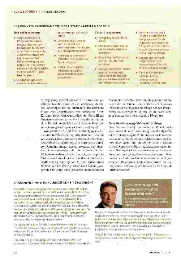 Vorschauseite 3: Was bleibt für Heime?