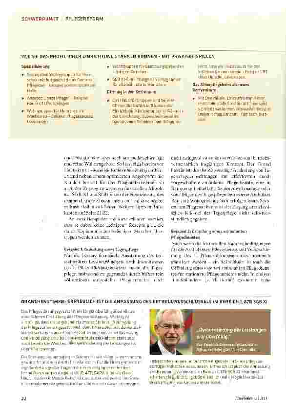 Vorschauseite 5: Was bleibt für Heime?