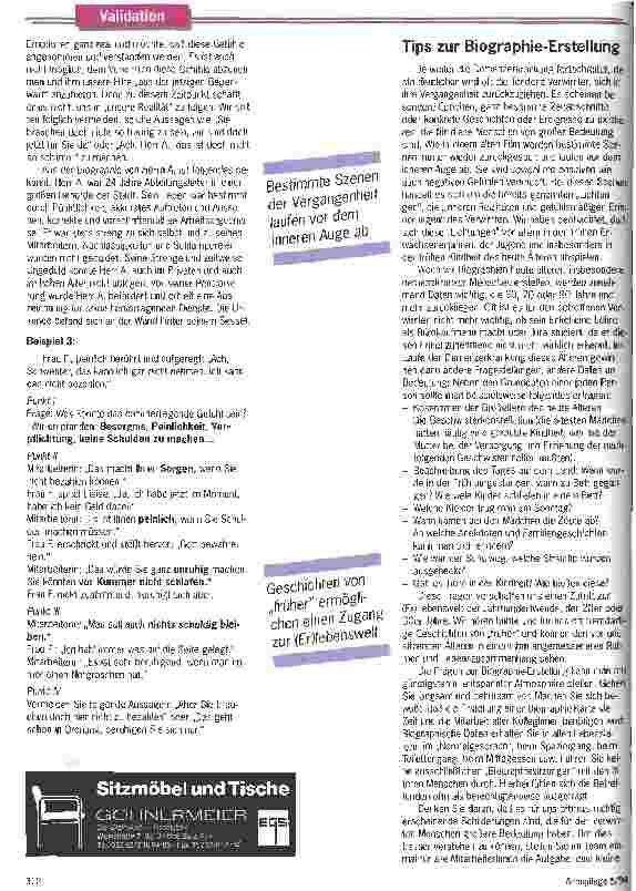 Vorschauseite 3: Validierende Gespräche Wege aus dem Nebel der Verwirrtheit