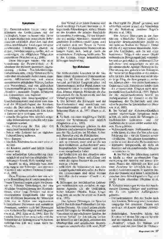 Vorschauseite 2: Demenzkranke in Pflegeheimen