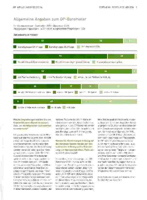 Vorschauseite 2: OP-Barometer 2013 - Im Gespräch mit Prof. Busse