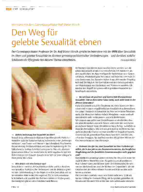 Vorschauseite 1: Den Weg für gelebte Sexualität ebnen