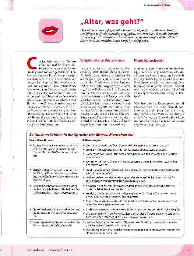 Vorschauseite 1: Alter, was geht?