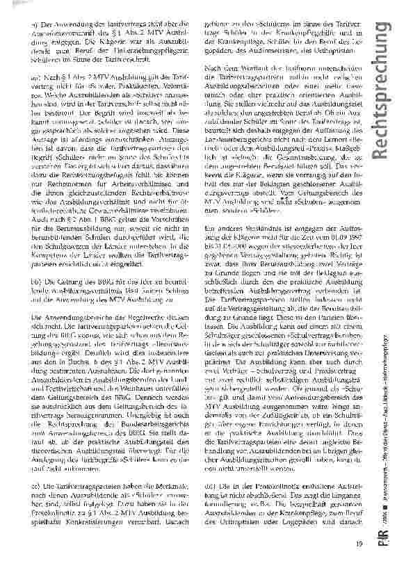 Vorschauseite 4: Urlaubsanspruch - Öffentlicher Dienst - Auszubildende - Heilerziehungspfleger BAG, Urt. v. 27.05.2003