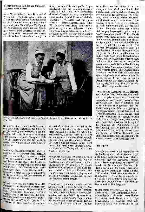 Vorschauseite 3: 90 Jahre Schwesternschaft des Evangelischen Diakonievereins