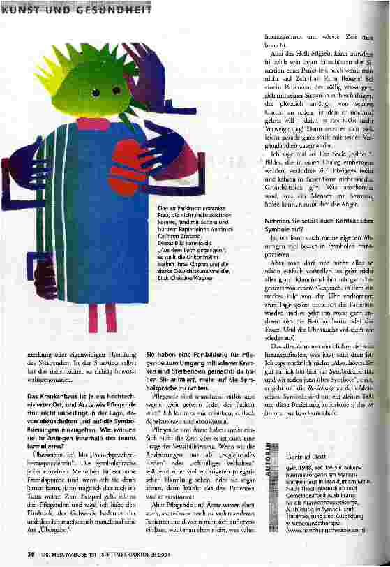 Vorschauseite 3: Eine Sprache der Ahnung. Sprach-Bilder, Symbole undTräume als Zugang zu schwer krankenund sterbenden Patienten