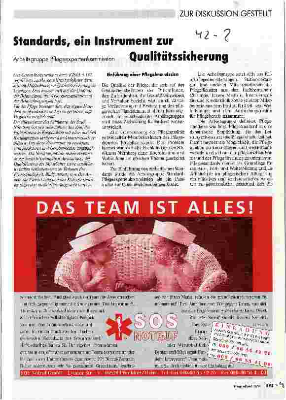 Vorschauseite 1: Standards, ein Instrument zur Qualitätssicherung