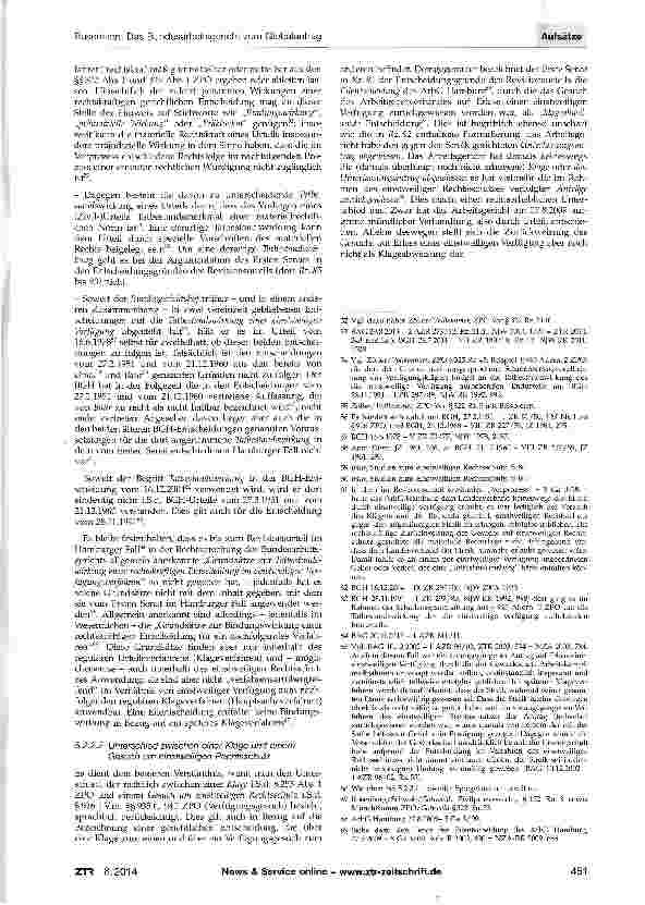 Vorschauseite 5: Das Bundesarbeitsgericht zum Globalantrag sowie zur Rechtskraft und Bindungswirkung des einstweiligen Rechts-schutzes Anmerkung zum BAG-Urteil vom 20. 11. 2012 - 1 AZR 611/11 -, Z…