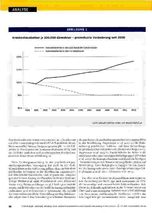Vorschauseite 2: Krankenhausersetzende psychiatrische Behandlung in Deutschland