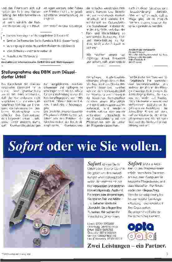 Vorschauseite 3: Die HAFA - 20 Jahre Wegweiser