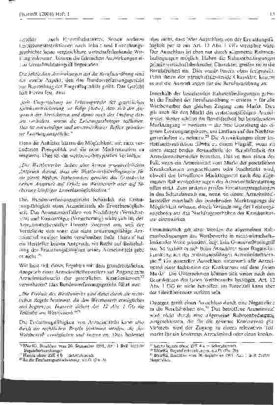 Vorschauseite 6: Arzneimittelerstattung und Herstellerrechte 1. Teil: Nationale Ebene