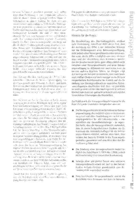 Vorschauseite 4: Zur Auslegung einer notariellen Urkunde als Betreuungsverfügung oder Vorsorgevollmacht