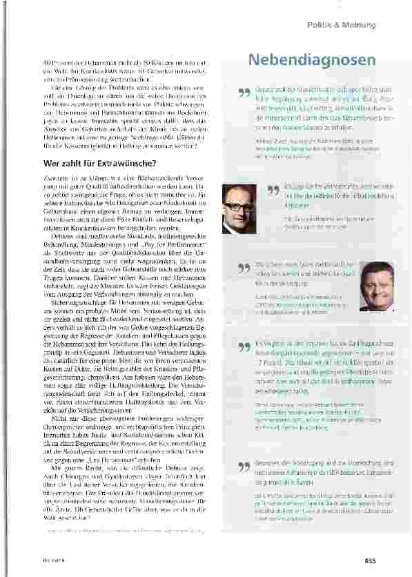 Vorschauseite 2: Geburtshelfer Gröhe