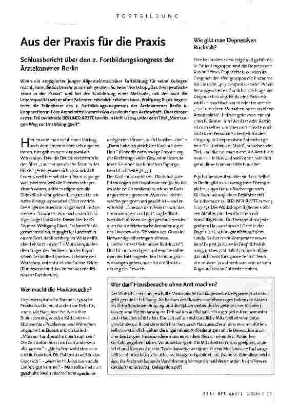 Vorschauseite 1: Aus der Praxis für die Praxis