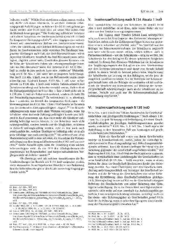 Vorschauseite 5: Aktuelle Rechtsprechung des BGH im Insolvenz-anfechtungsrecht