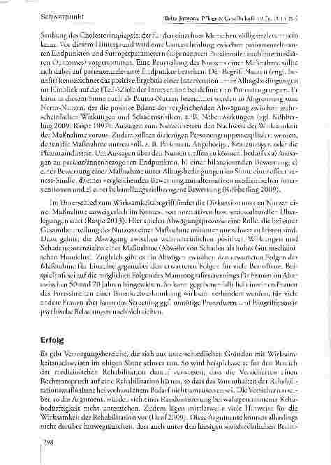 Vorschauseite 6: Erfolg, Effekt, Outcome, Nutzen oder Wirkung?