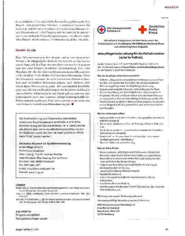 Vorschauseite 3: Chronische Schmerzen pflegerisch behandeln