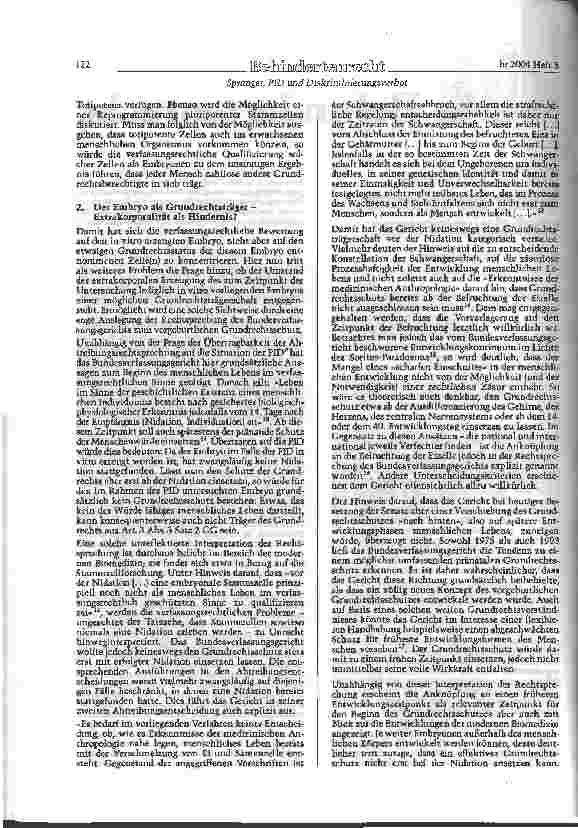 Vorschauseite 2: Die PID und das Verbot der Behindertendiskriminierung