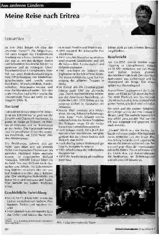 Vorschauseite 1: Meine Reise nach Eritrea
