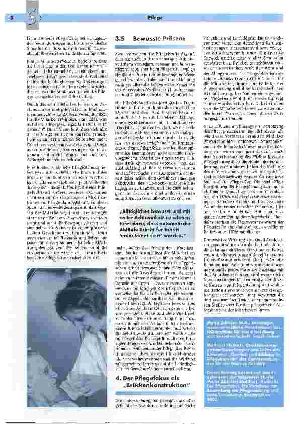 Vorschauseite 5: Mit dem Pflegefokus planen