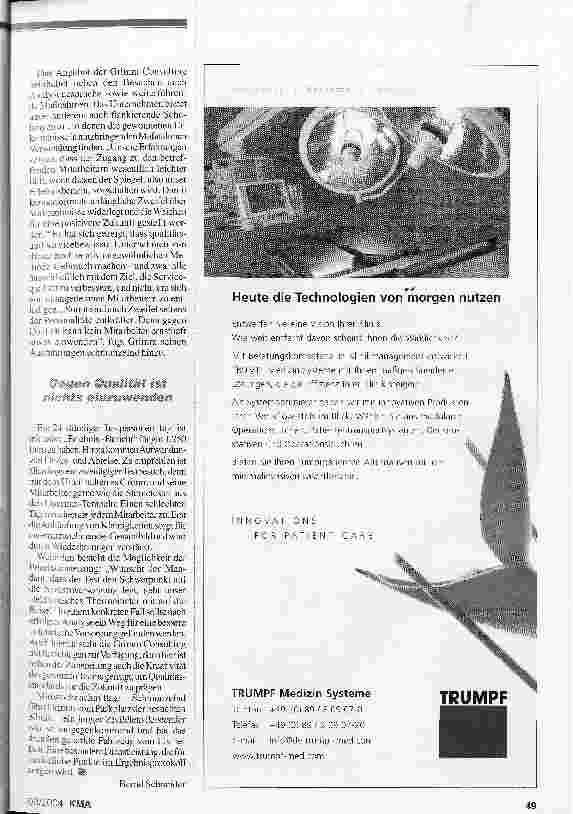 Vorschauseite 4: Qualitätssicherung: In geheimer Mission