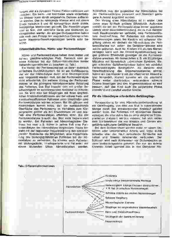 Vorschauseite 3: Dialysebehandlung im Kindesalter