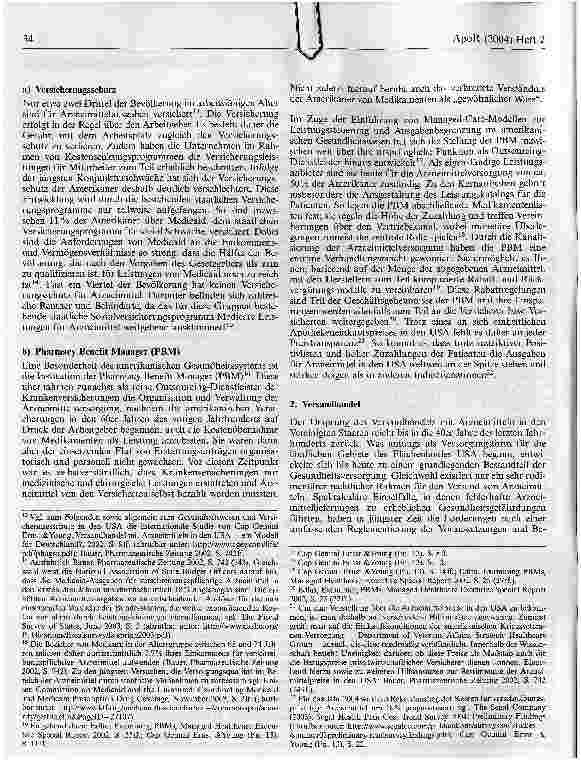 Vorschauseite 2: Der Versandhandel mit Arzneimitteln nach dem GMG im internationalen VergleichBewertung der Neuregelungen zum Arzneimittelversandhandel in Deutschland mit Blick auf die Rechtslage…