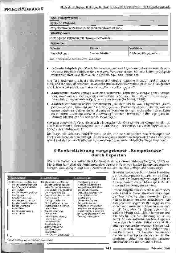 Vorschauseite 3: Konkrete Kompetenzen - Ein Entwicklungsprojekt Bericht zum Workshop Lernwelten 2003