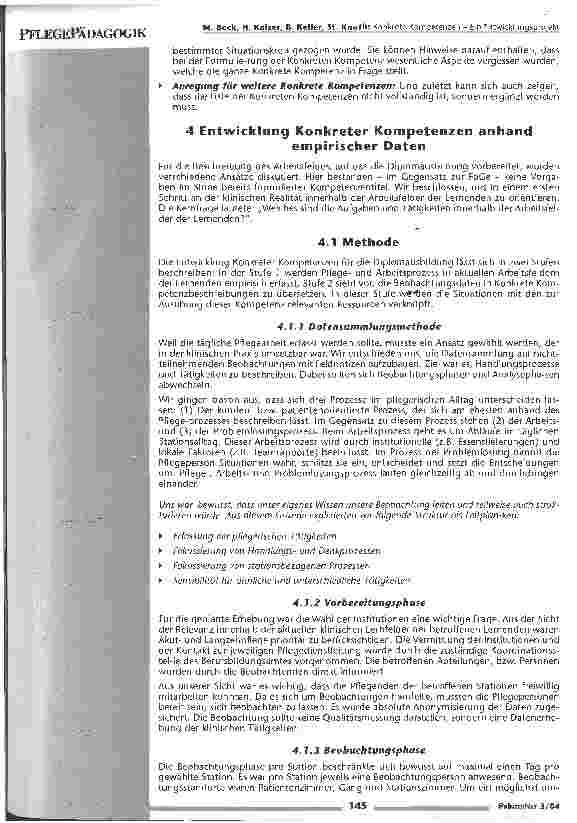 Vorschauseite 5: Konkrete Kompetenzen - Ein Entwicklungsprojekt Bericht zum Workshop Lernwelten 2003