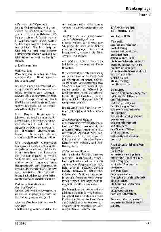 Vorschauseite 6: Therapie der akuten unkomplizierten Durchfallserkrankung im Säuglingsund Kindesalter