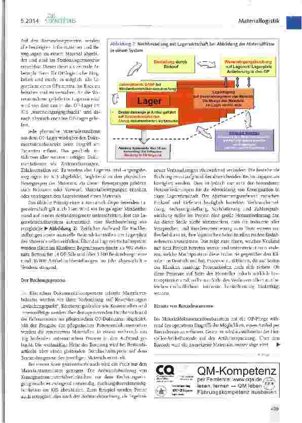 Vorschauseite 3: Bestandsgeführte OP-Lagerwirtschaft im KIS mit Scannen von Herstellerartikelbarcodes