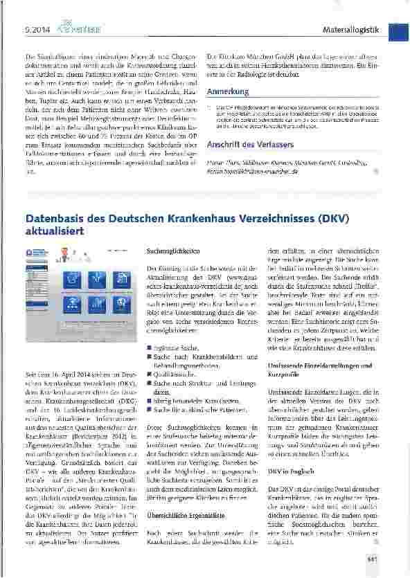 Vorschauseite 5: Bestandsgeführte OP-Lagerwirtschaft im KIS mit Scannen von Herstellerartikelbarcodes
