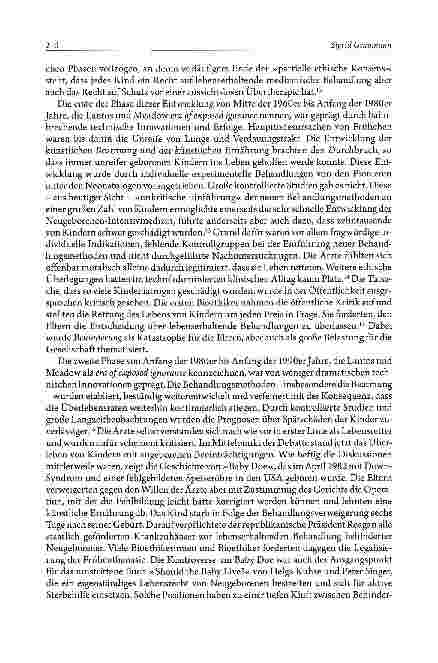 Vorschauseite 4: Ethik und Behinderung