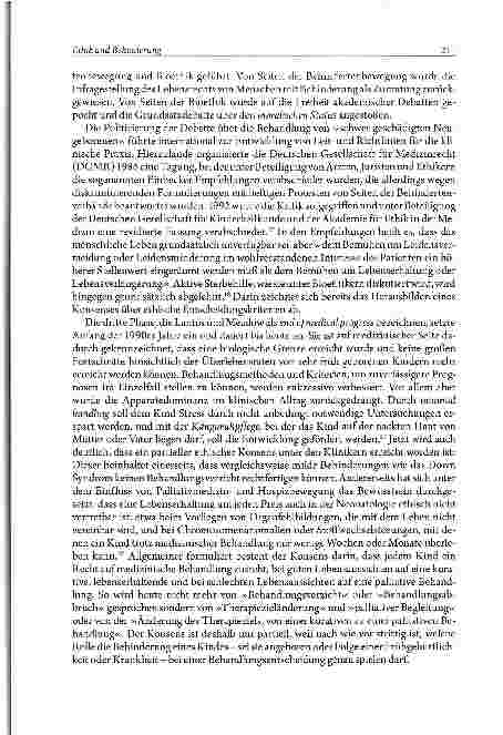 Vorschauseite 5: Ethik und Behinderung
