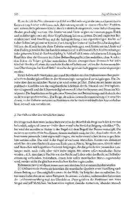 Vorschauseite 6: Ethik und Behinderung