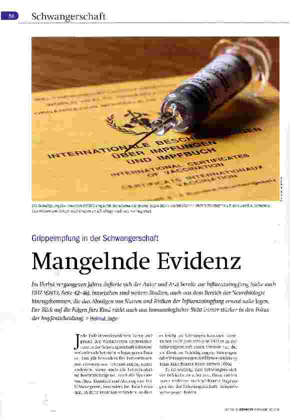 Vorschauseite 1: Mangelnde Evidenz