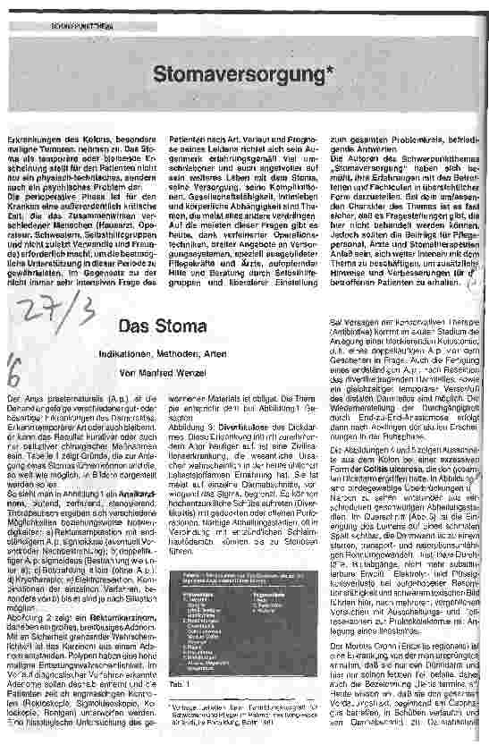 Vorschauseite 1: Stomaversorgung