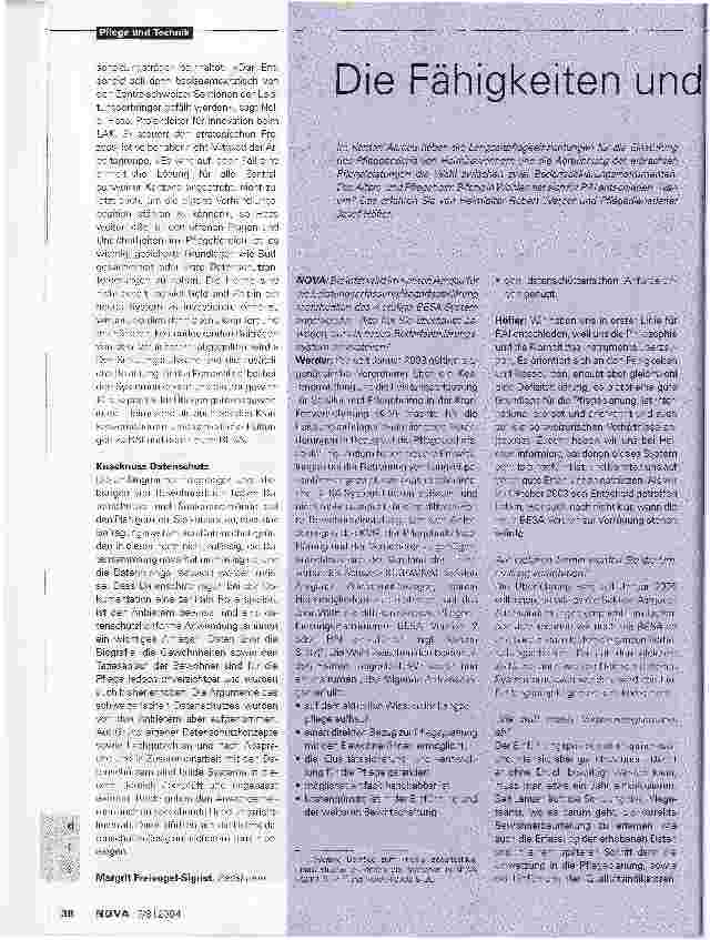 Vorschauseite 3: Die Pflege mit dem Bewohner planen