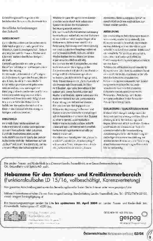 Vorschauseite 3: Frau Magister statt Schwester...