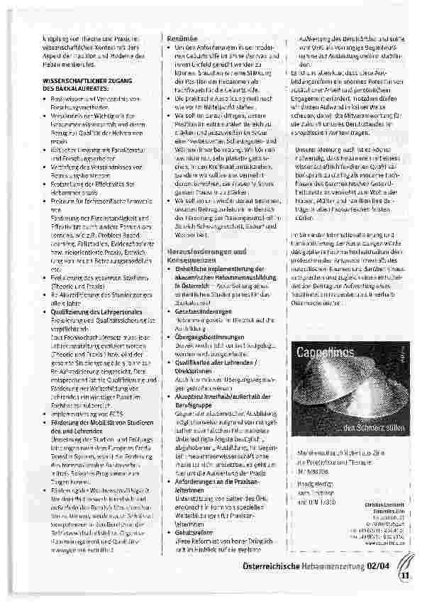 Vorschauseite 5: Frau Magister statt Schwester...