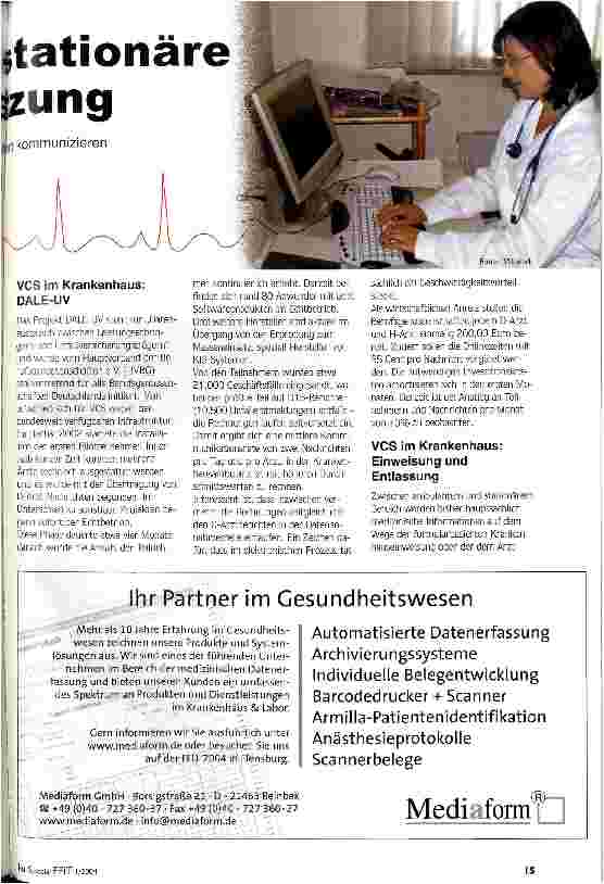 Vorschauseite 2: Ambulant-stationäre Vernetzung Mit VCS standardisiert kommunizieren