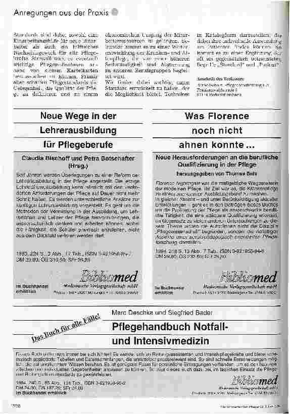Vorschauseite 4: Erstellen eines Pflegestandards Dargestellt am Beispiel der Dekubitusprophylaxe