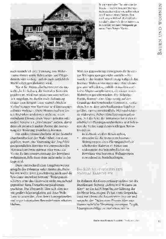 Vorschauseite 2: DER UNTERSCHIEDLICHE UMGANG VON HEIMAUFSICHTEN MIT EINER NEUEN WOHNFORM