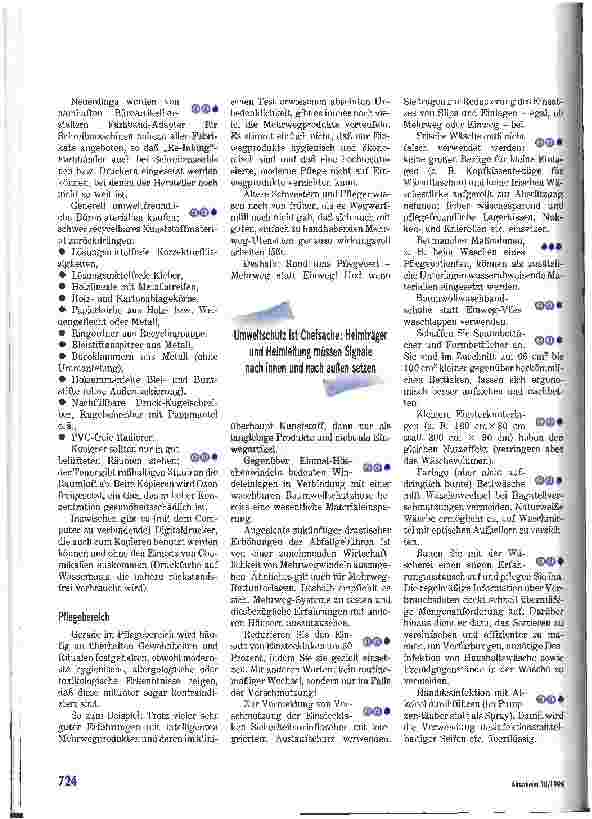 Vorschauseite 5: Grüne Tips zur Kostendämpfung Praxistips zum Umweltschutz im Heim
