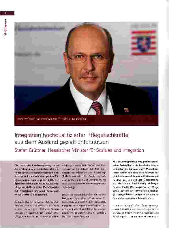 Vorschauseite 1: Integration hochqualifizierter Pflegefachkräfte aus dem Ausland gezielt unterstützen