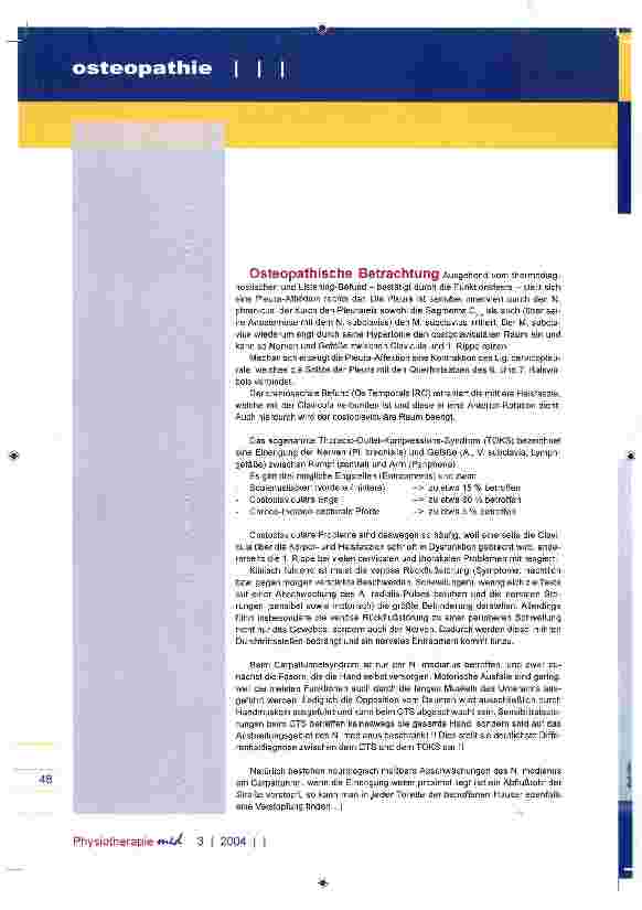 Vorschauseite 2: Fallbeispiel Carpaltunnelsyndrom