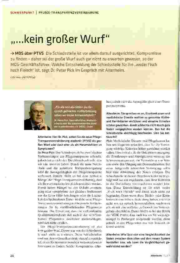 Vorschauseite 1: „. .. kein großer Wurf