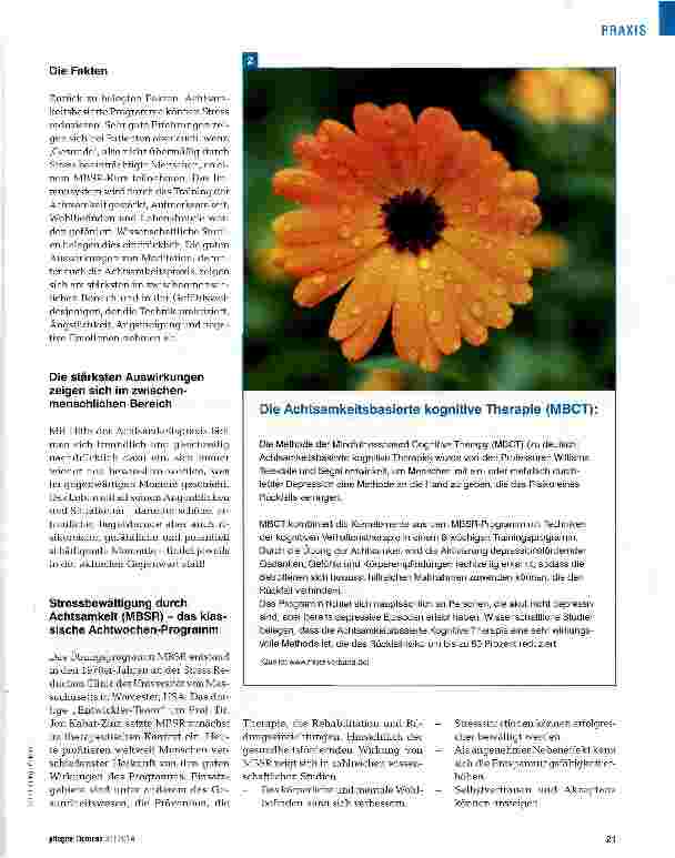 Vorschauseite 4: Ganz im Moment sein
